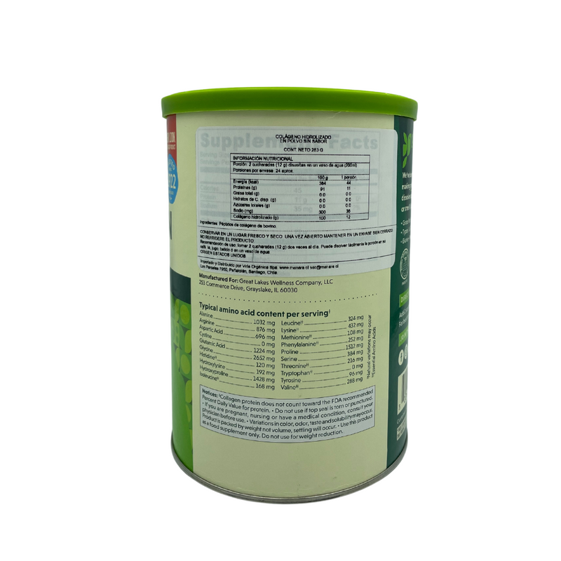 Colágeno Hidrolizado en Polvo 283gr