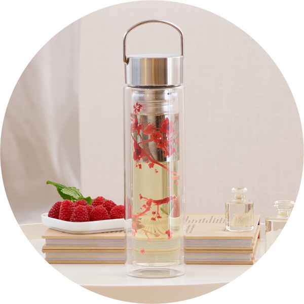 Botella infusora - Flowtea Cherry Blossom 400ml
