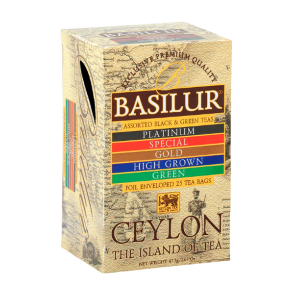 Surtido Té Negro y Té Verde - Assorted Ceylon Island Of Tea 25bol