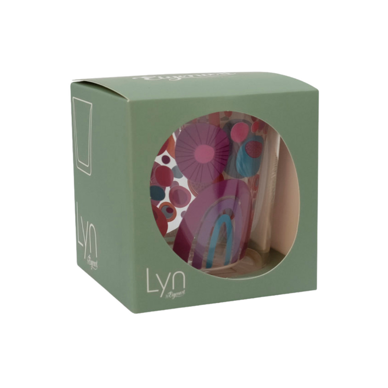 Vaso Doble Vidrio - Lyn Cheerful 250ml