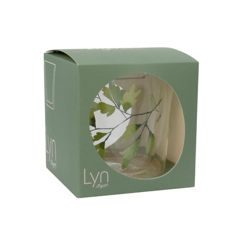 Vaso Doble Vidrio - Lyn Gingko 250ml