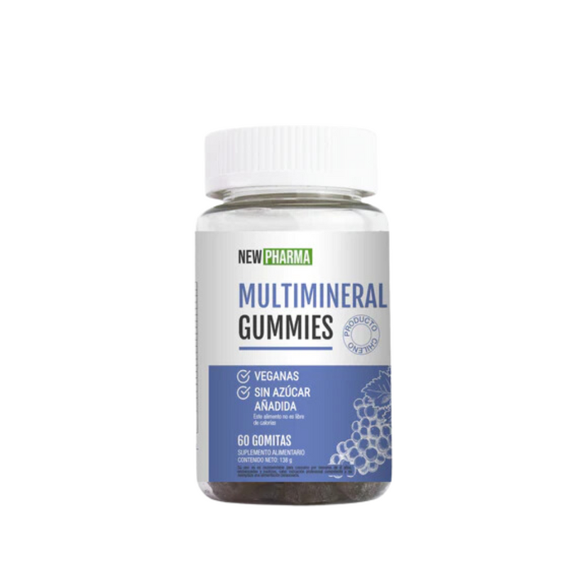 Gummies Multimineral - Gomitas Músculos Fuertes y Sanos 60gom
