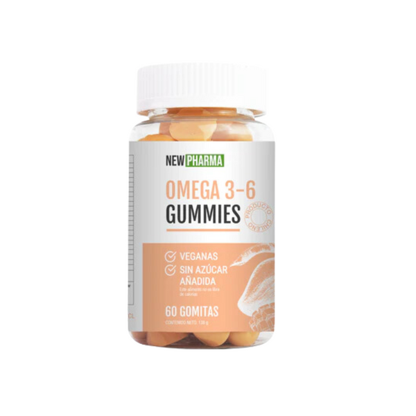 Gummies Omega 3-6 - Gomitas Sistema Inmune y Memoria 60gom
