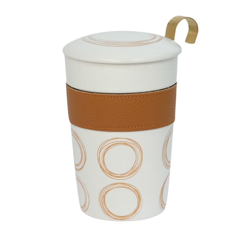 Tazón de Porcelana con Infusor - Teaeve Circular 350ml