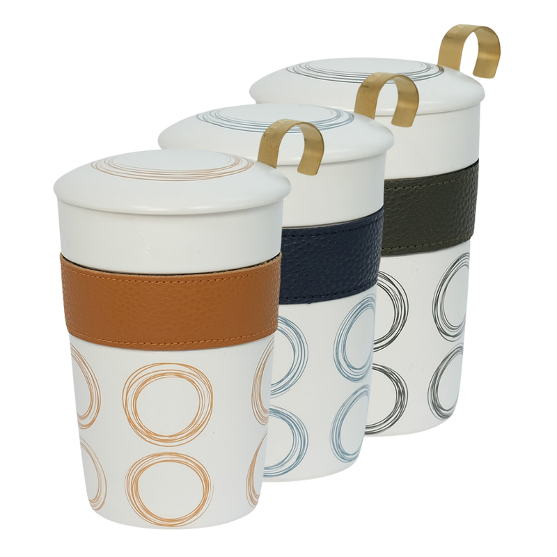 Tazón de Porcelana con Infusor - Teaeve Circular 350ml