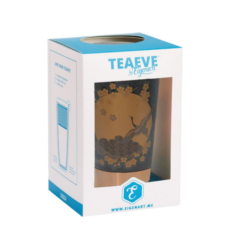 Tazón de Porcelana con Infusor - Teaeve Komorebi Anthrazit 350ml
