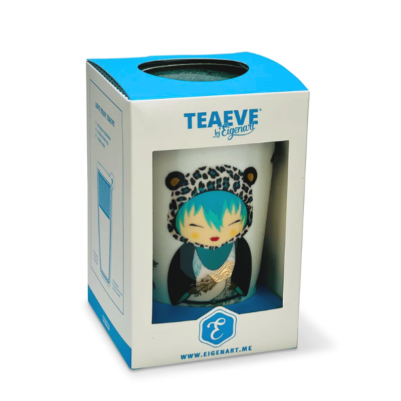 Tazón de Porcelana con Infusor - Teaeve Little Animals Leo 350ml