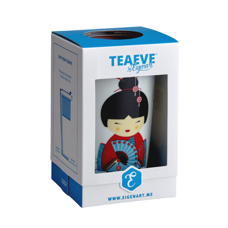 Tazón de Porcelana con Infusor - Teaeve Little Geisha Red 350ml