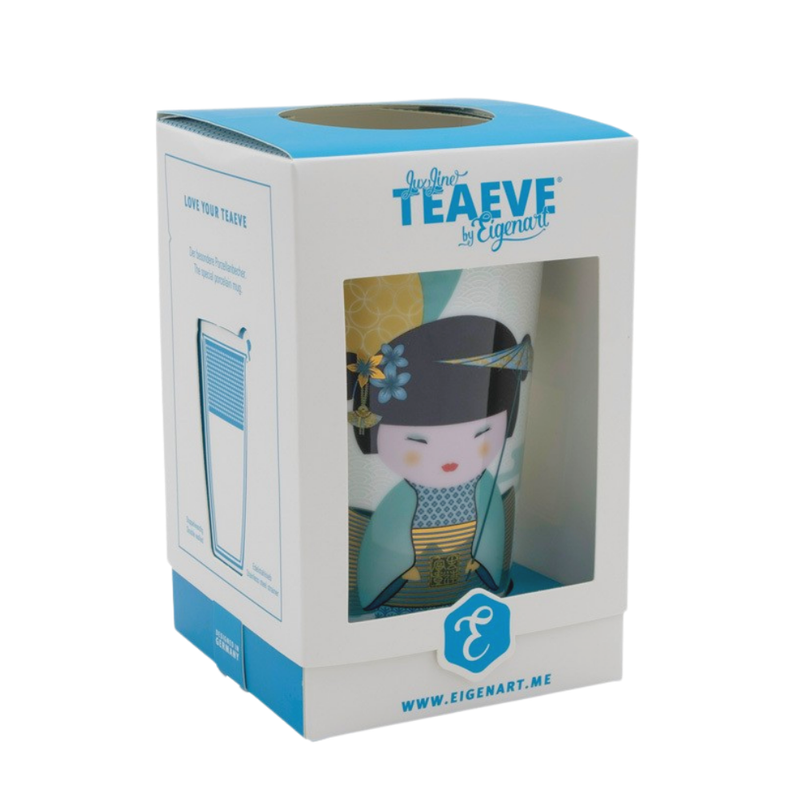 Tazón de Porcelana con Infusor - Teaeve New Little Geisha Petrol 350ml