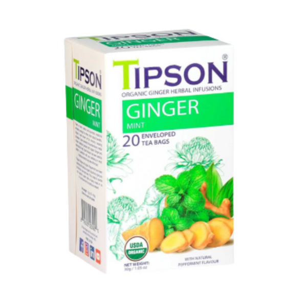 Infusión Jengibre y Menta - Ginger Mint 20bol