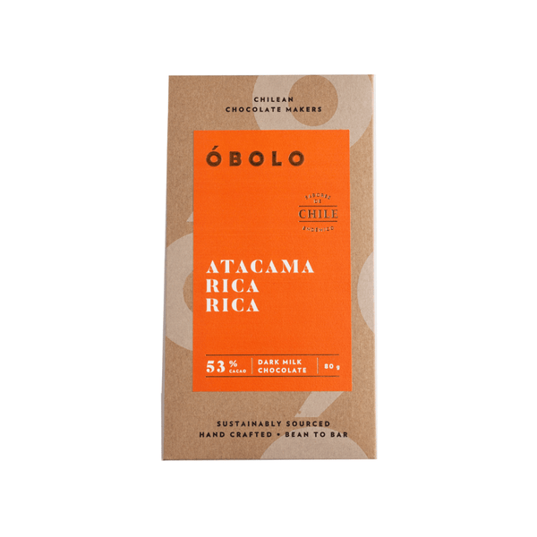Barra de Chocolate 53% Atacama Rica Rica 80gr
