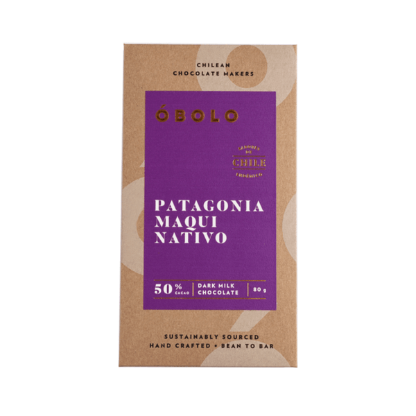 Barra de Chocolate 50% Patagonia Maqui 80gr