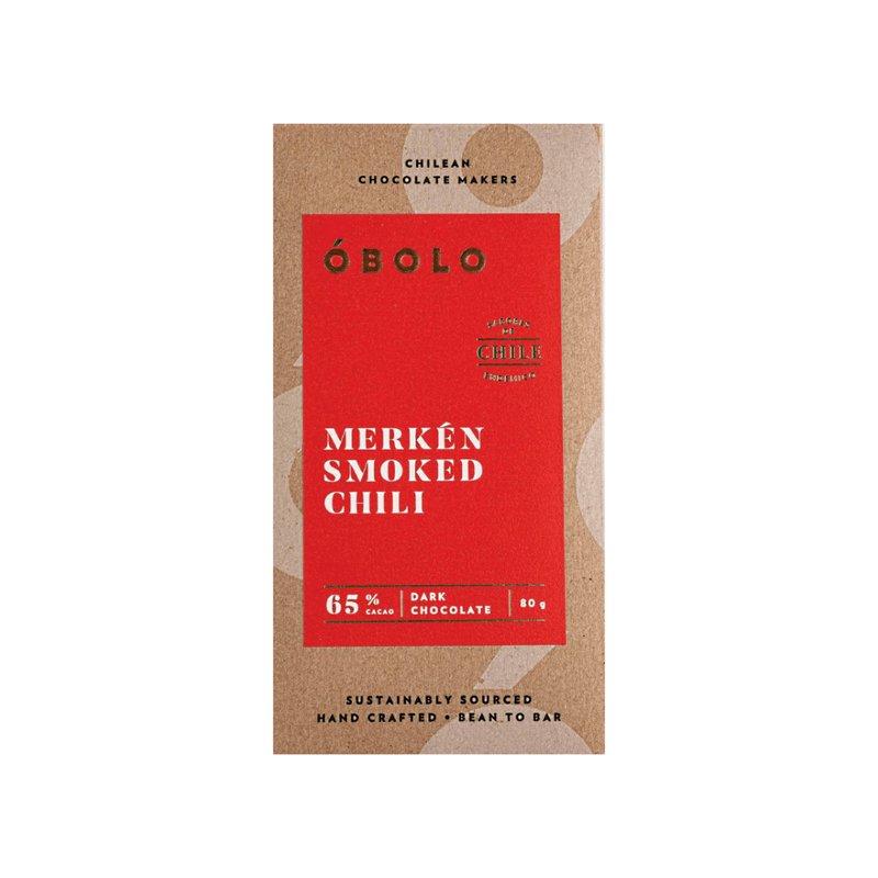 Barra de Chocolate 64% Merkén Smoked Chili 80gr
