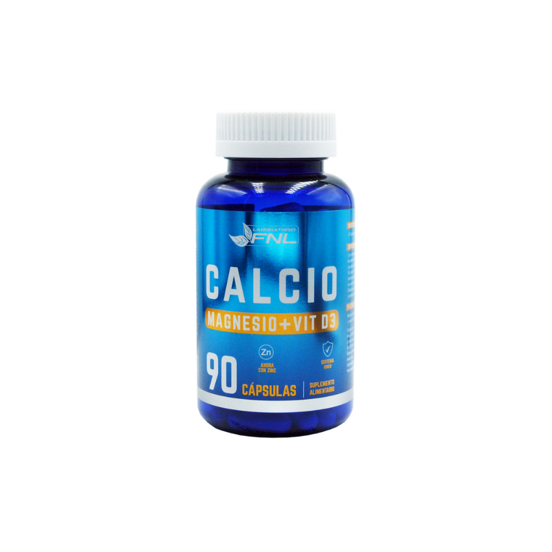 Cápsulas Calcio + Vitamina D + Magnesio 90cáp