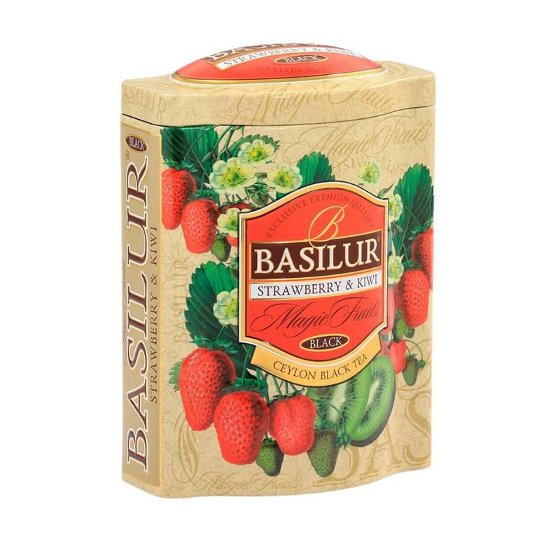 Lata Té Negro Frutilla y Kiwi -  Strawberry & Kiwi 100g