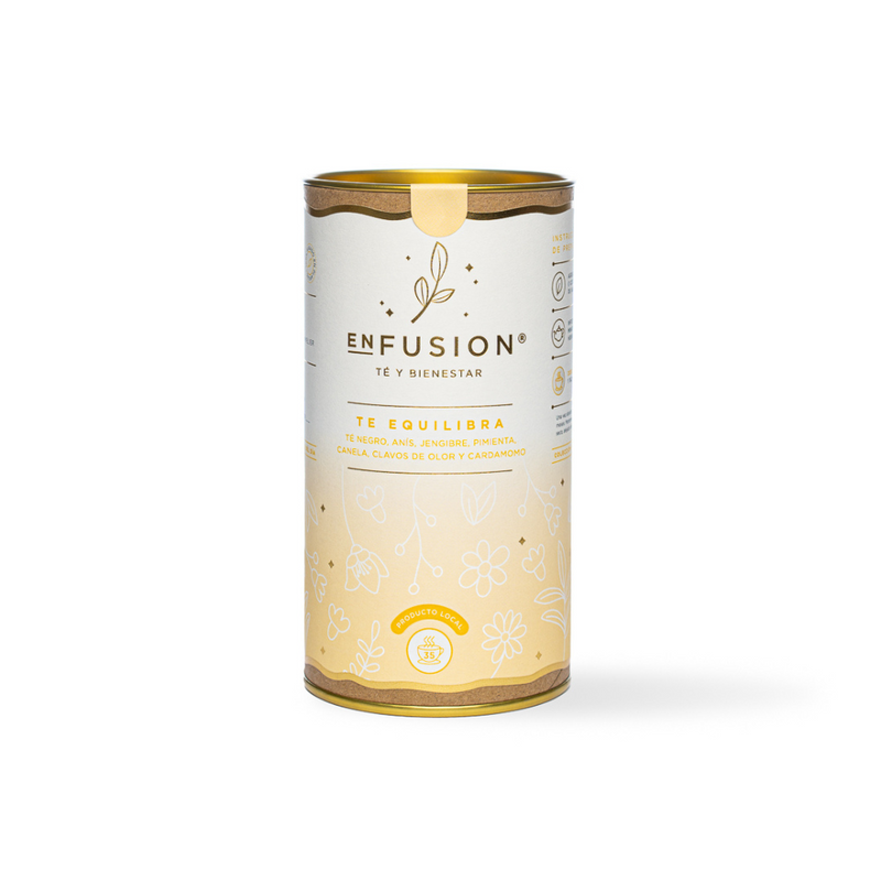 Te Equilibra - Té Negro Ceylán con Canela, Clavos de Olor, Anís, Cardamomo y Jengibre 70gr